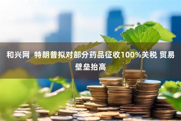 和兴网  特朗普拟对部分药品征收100%关税 贸易壁垒抬高